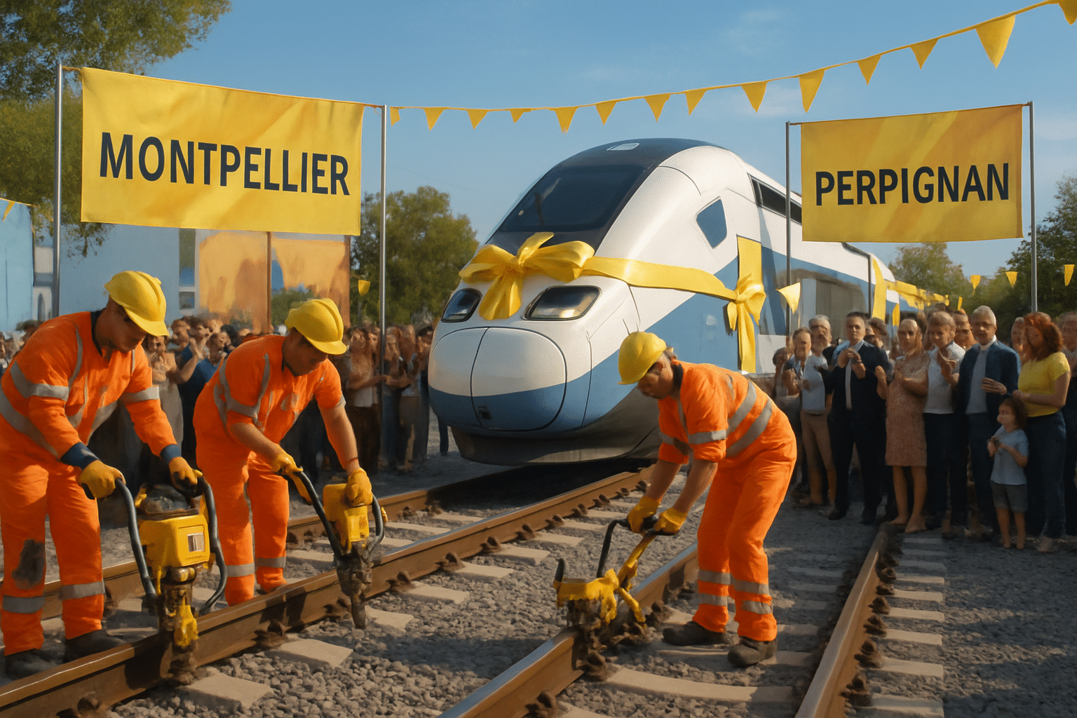Imminent inauguration of a TGV link between Montpellier and Perpignan: two decades of waiting come to an end with the start of work