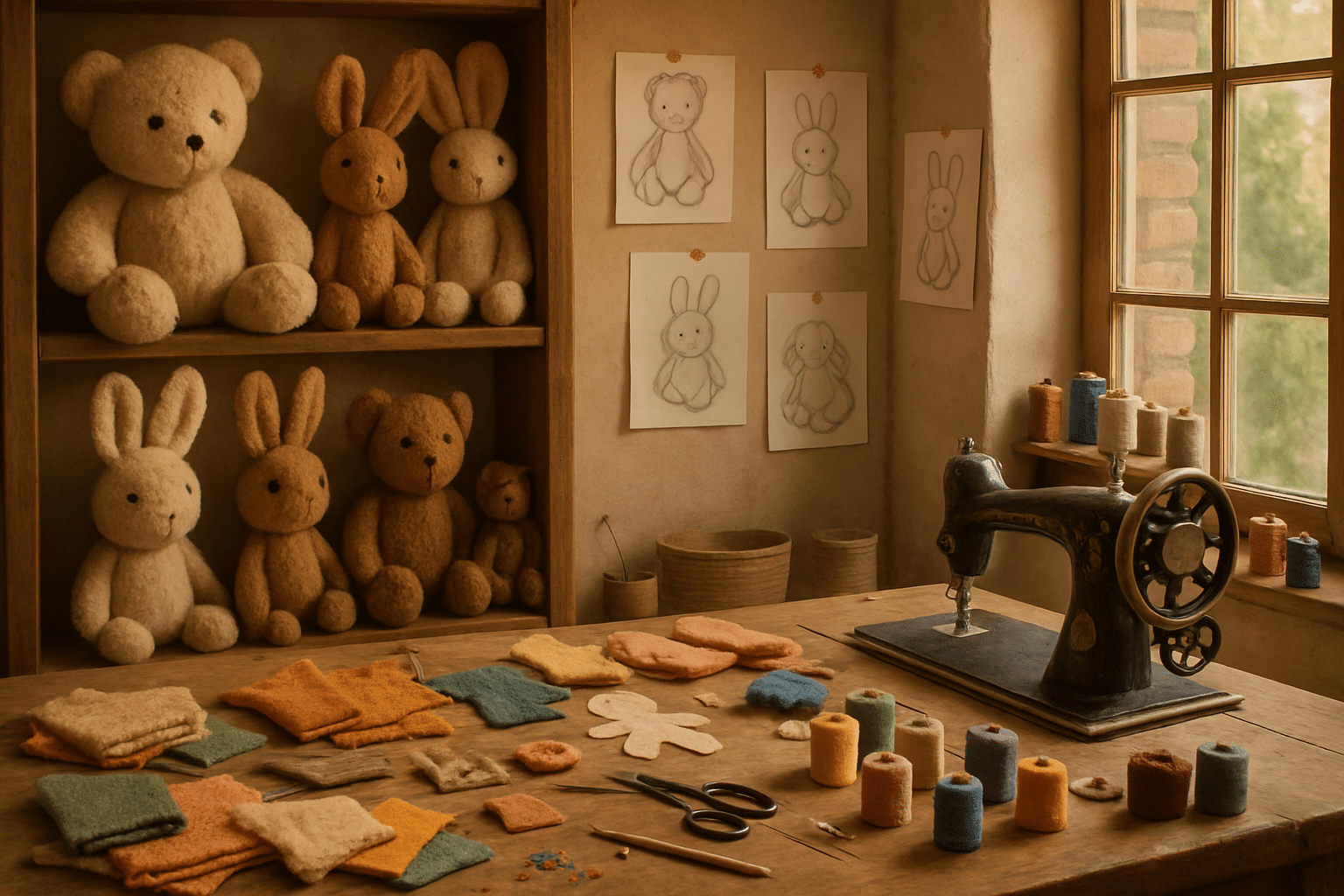 The creative world of the plush workshop