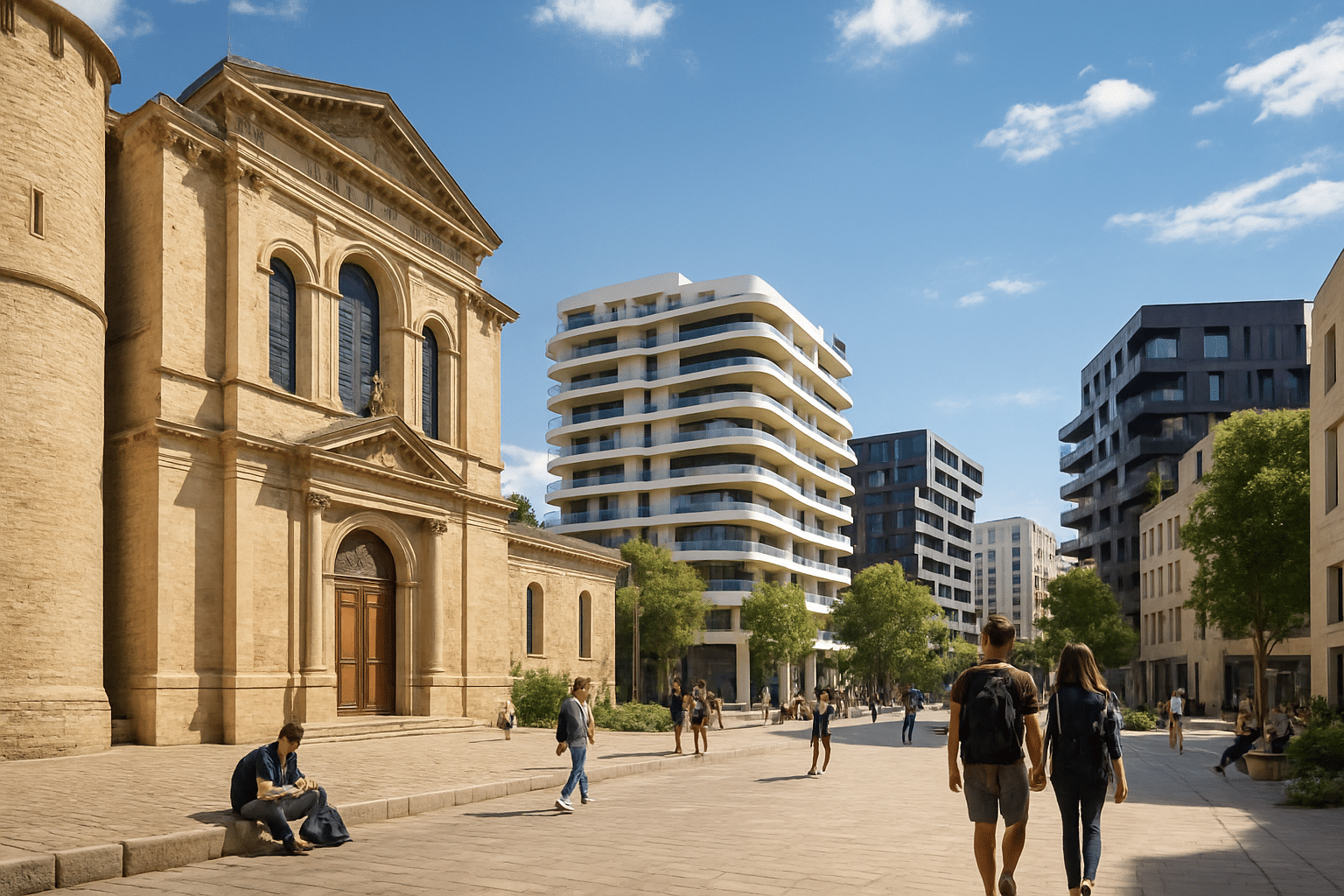 Montpellier: between the oldest medical faculty and the most modern historic district
