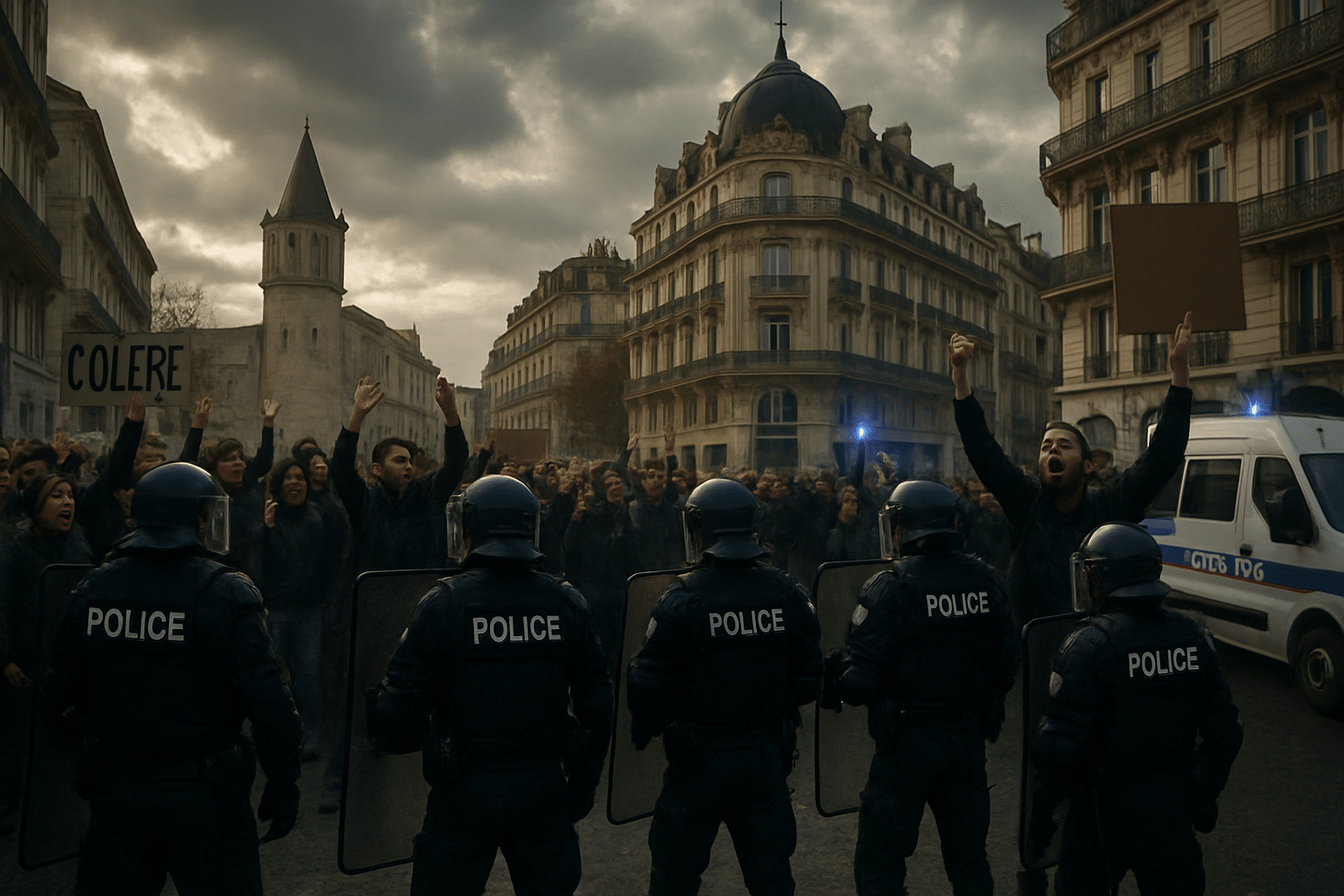 « Total Blockade » in Montpellier: A Day of Reinforcing Public Order Under High Tension