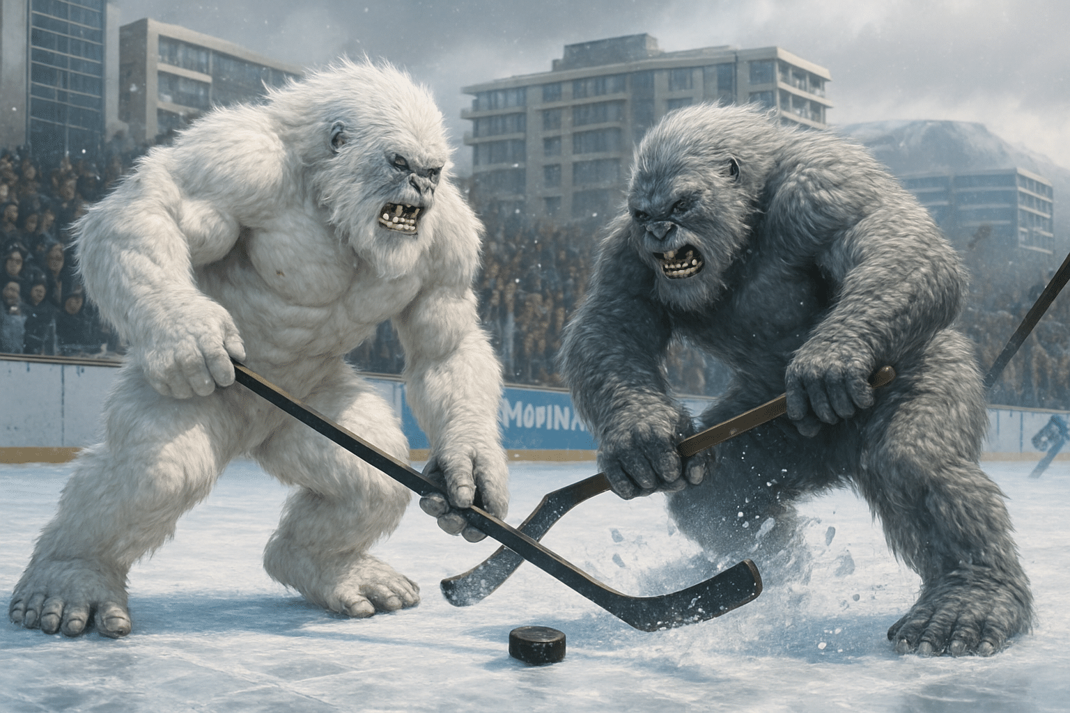 Los Yetis en plena lucha: un emocionante choque contra Montpellier en la Copa de Hockey sobre Hielo