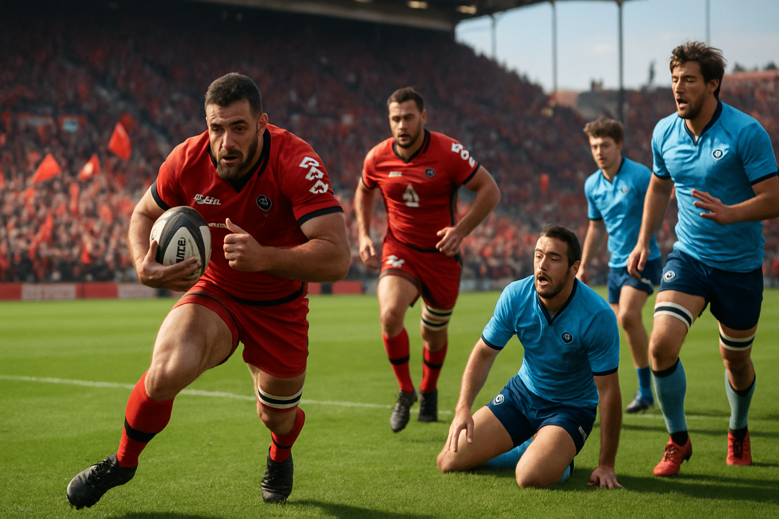 Top 14: RCT’s spectacular demonstration, Montpellier eliminated in just 33 minutes