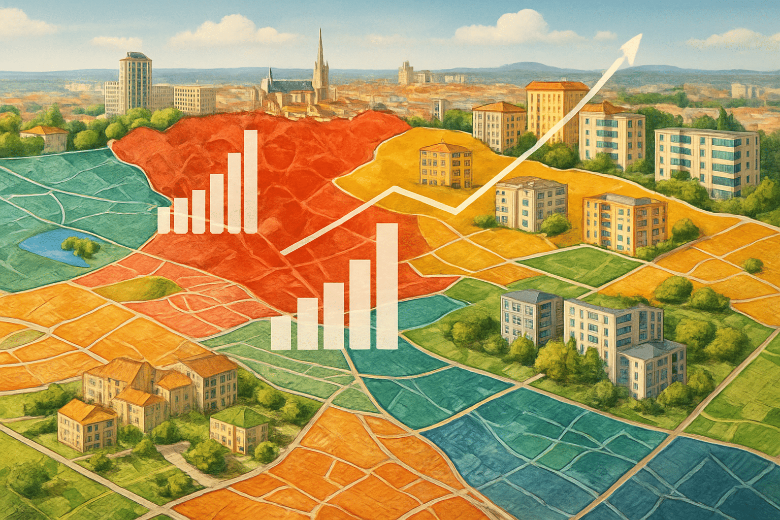 Montpellier: Detailed analysis of real estate prices according to the different districts