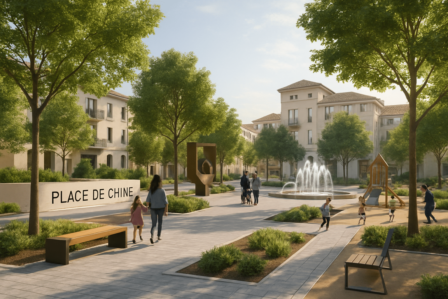 Montpellier: transformation of the Place de Chine for a new development in Hérault