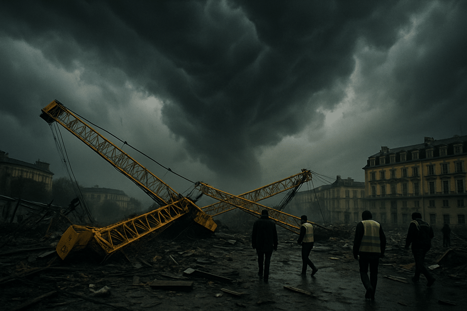 Tragic memories of Storm Benjamin: 25 years later in Montpellier, a tornado swept away cranes and caused the death of three people
