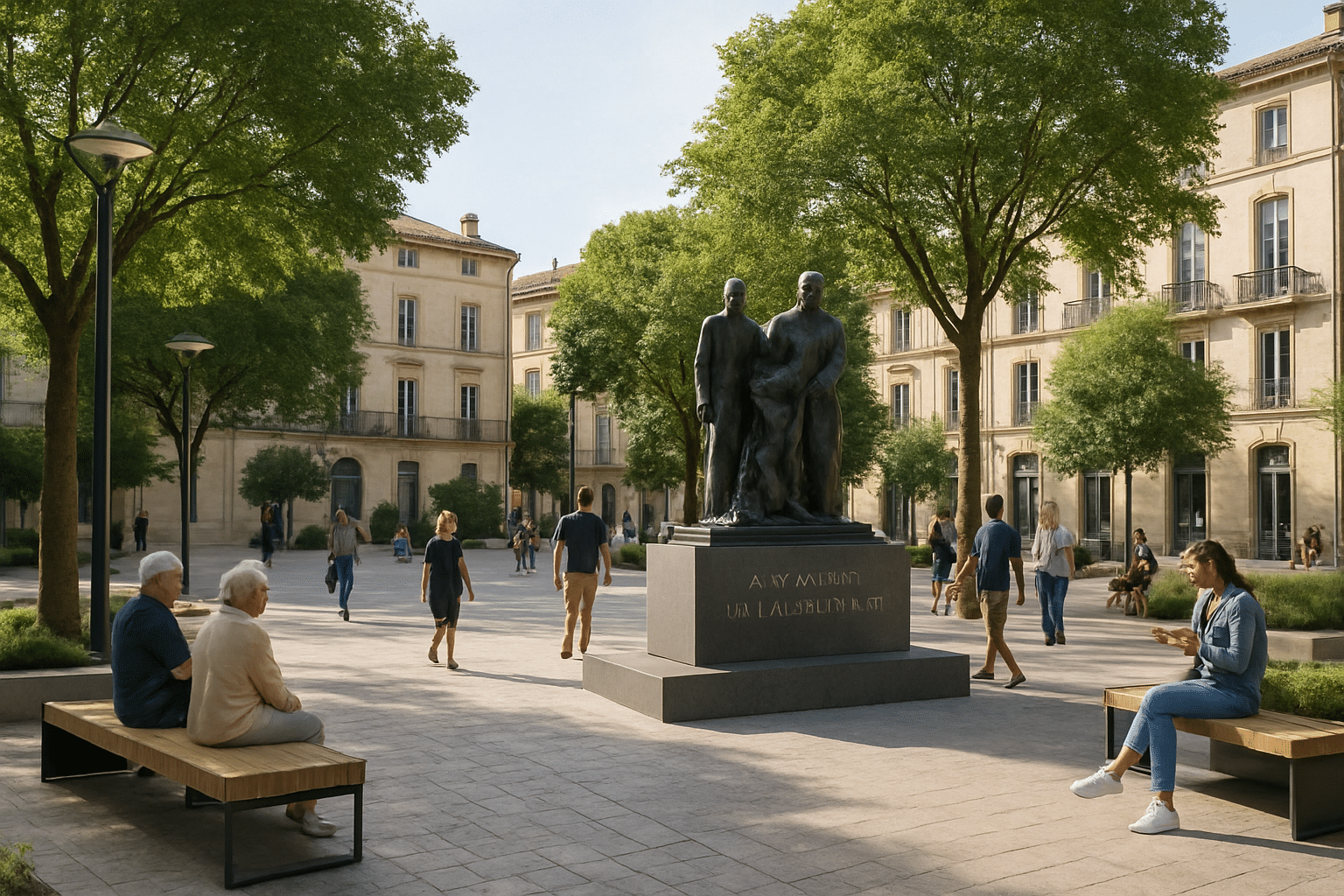 Montpellier: Explore the brand new Place des Martyrs-de-la-Résistance and its history