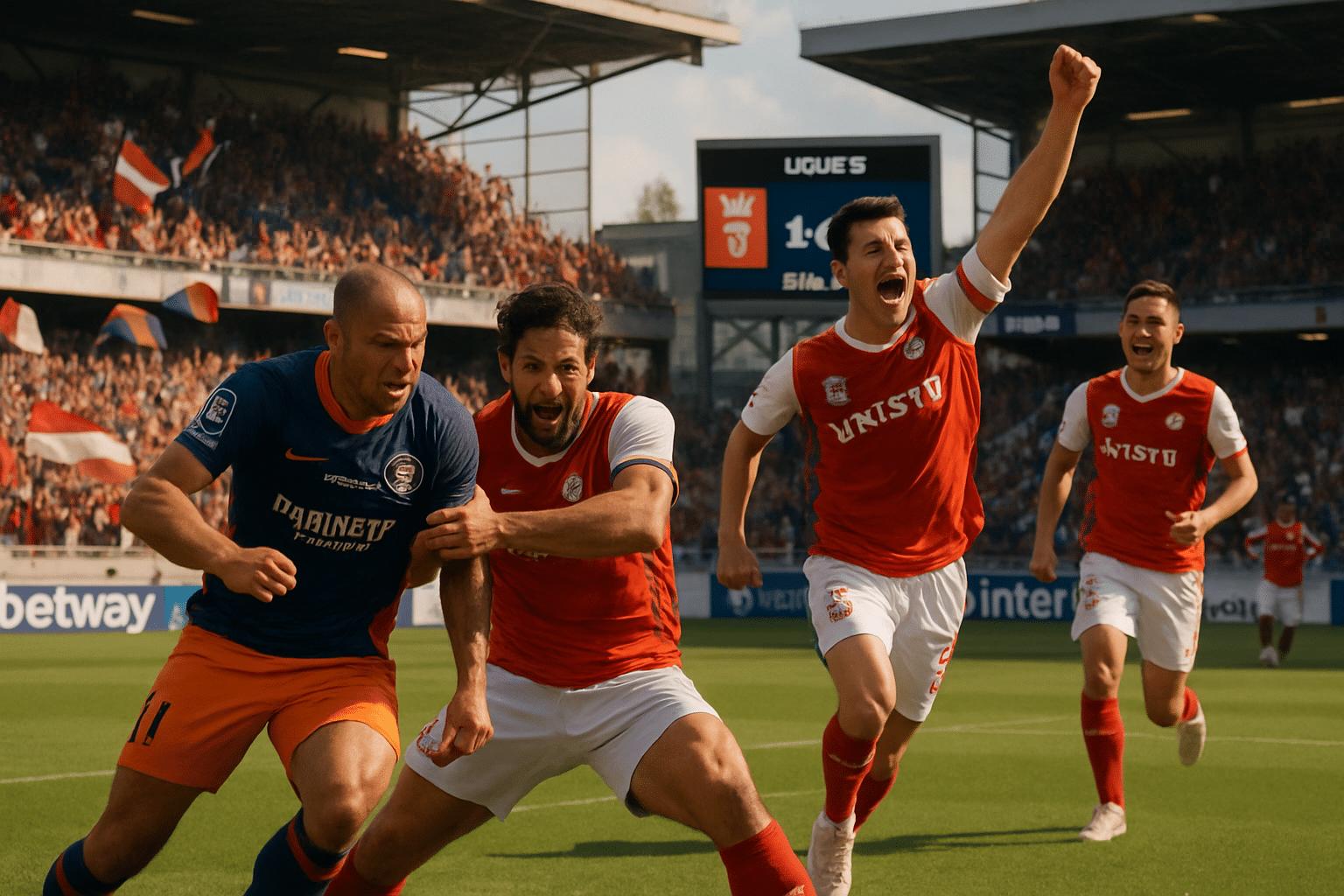Reims triomphe face à Montpellier dans un duel d’ex-vedettes de Ligue 1 et s’empare de la 4e place en Ligue 2
