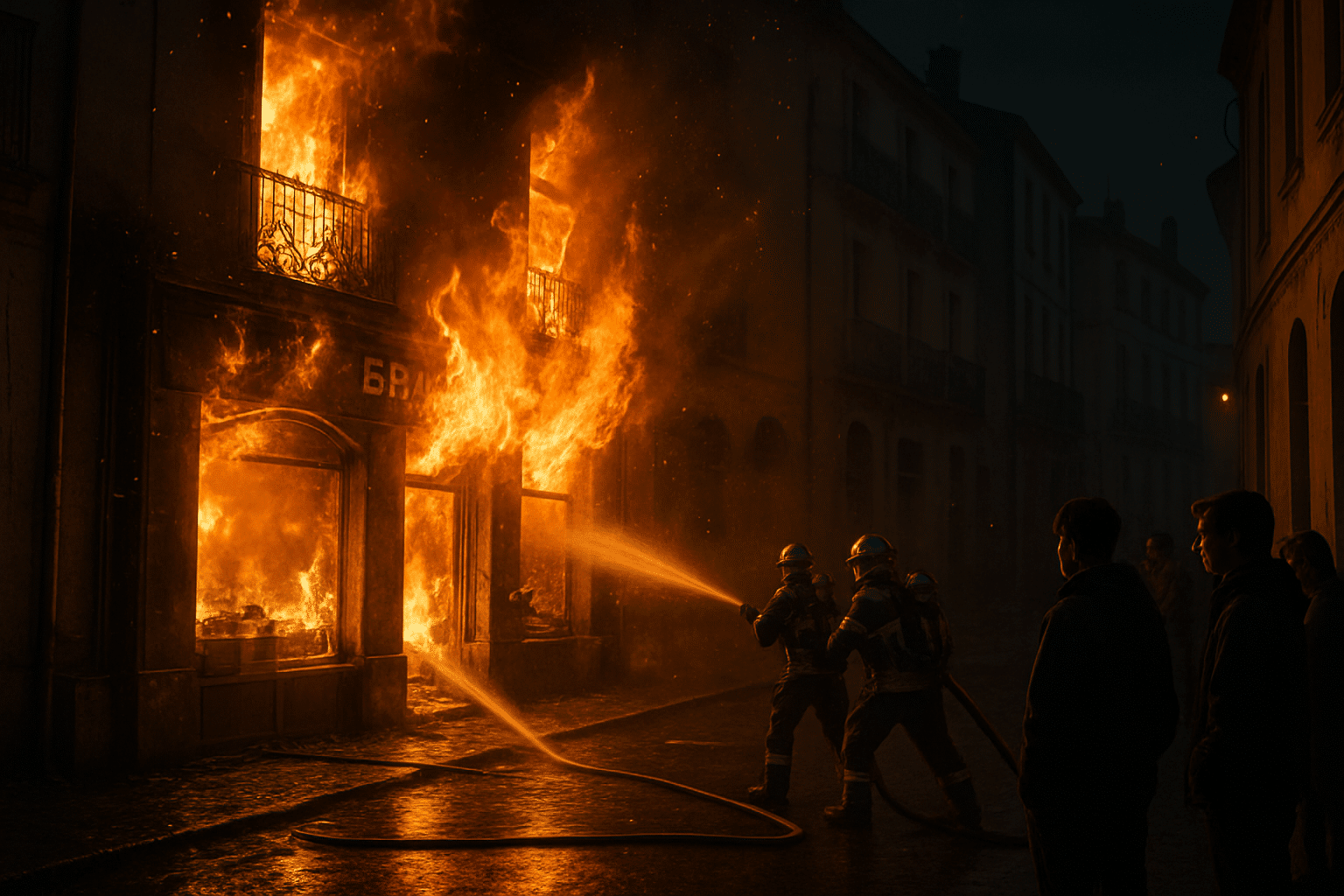 Tragédie nocturne à Montpellier : un incendie ravage une épicerie, un jeune employé de 19 ans périssant dans les flammes