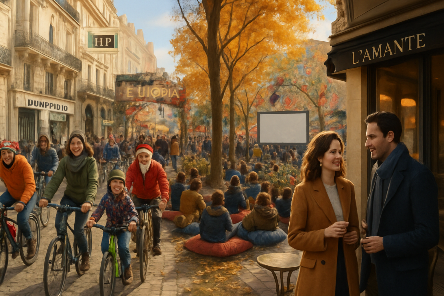 À Montpellier ce dimanche 14 décembre : Luttopia, ciné-relax, vélo-parade et L’Amante – des sorties incontournables à ne pas manquer