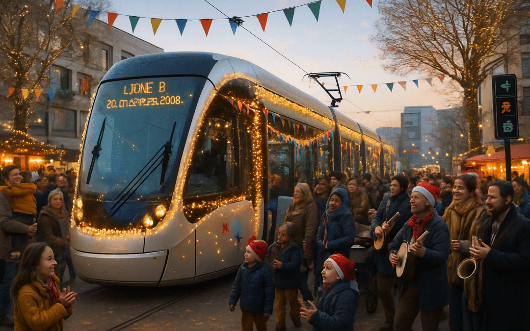 rejoignez une célébration grandiose et conviviale le 20 décembre 2025 pour le lancement officiel de la ligne 5 du tramway, avec animations, festivités et moments de partage pour tous.