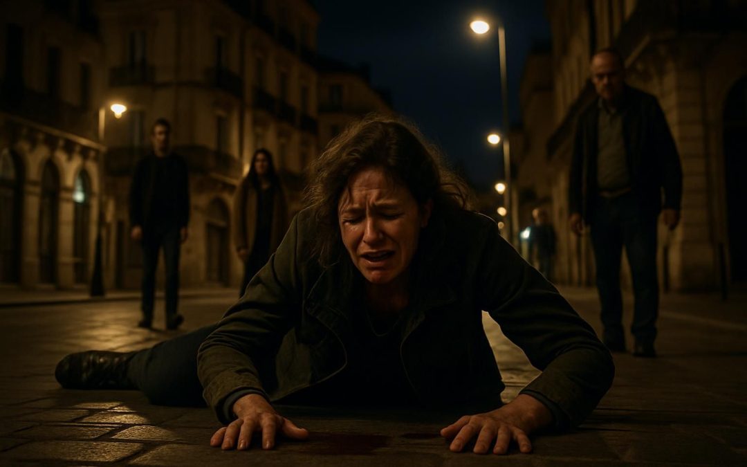 à montpellier, une femme a été gravement blessée suite à une chute provoquée par son conjoint, désormais en fuite. découvrez les détails de cet incident dramatique.