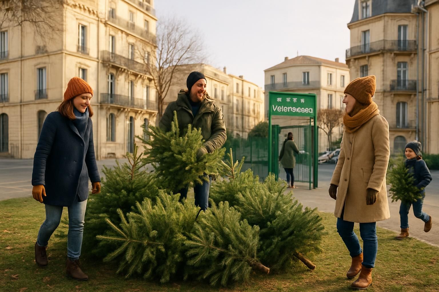 Christmas tree recycling in Montpellier: the best options after the holidays
