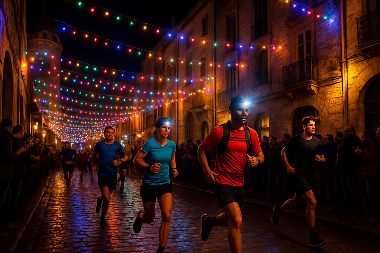 EN IMÁGENES: Montpellier se ilumina para la espectacular 9ª edición del Urban Trail 2026, una carrera nocturna de récord