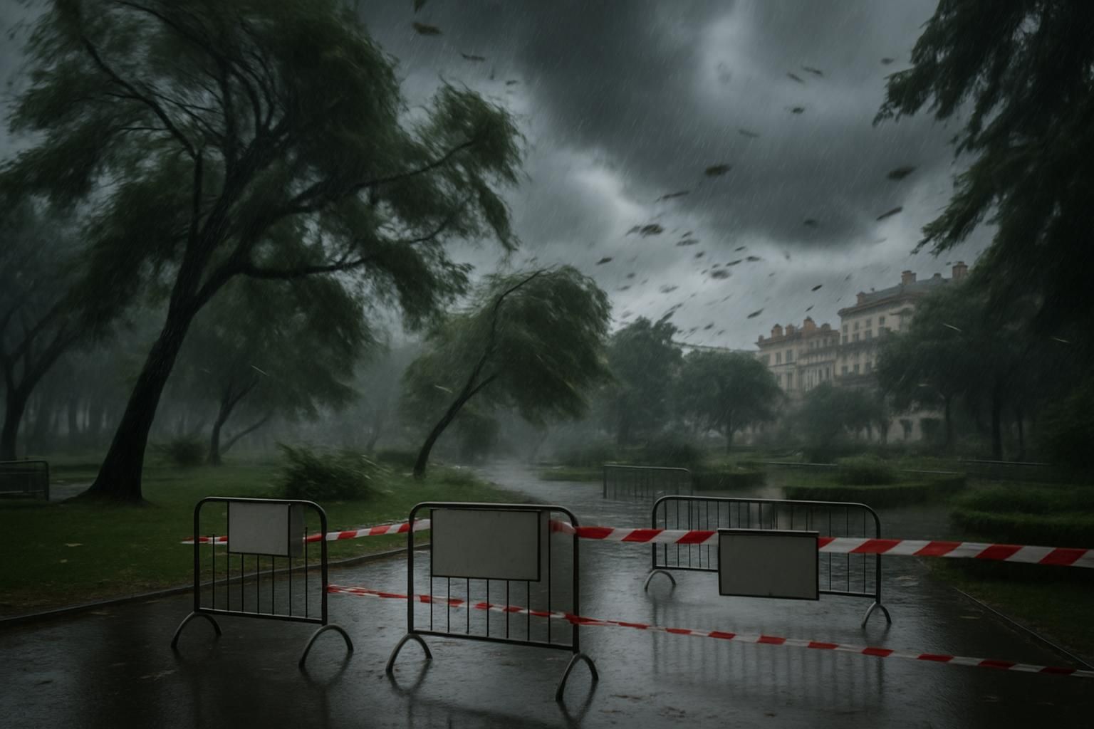 Clima extremo: Montpellier cierra temporalmente sus parques y jardines al público