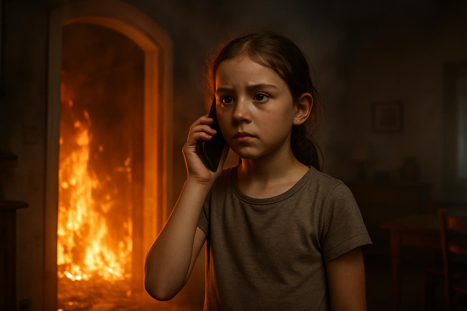 Fire in Montpellier: a 10-year-old girl, alone at home, bravely alerts the fire department